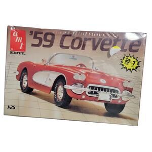 AMT ERTL 59 Corvette Model Car Made In USA  New Box Sealed  112125-1M10